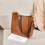 Bolsa Tote Feminina de Couro Genuíno