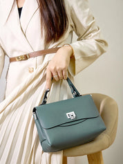 Bolsa Tiracolo Feminina de Couro Genuíno