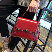 Bolsa Tiracolo de Couro Genuíno Feminina Elegante