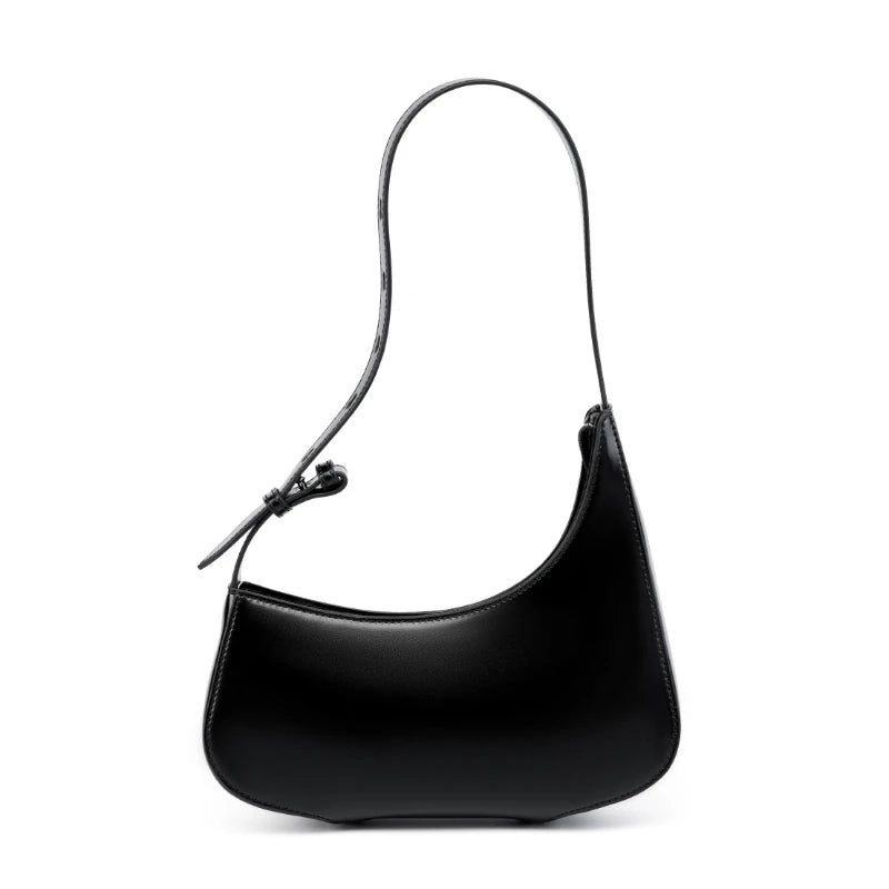 Bolsa Baguete de Couro Genuíno Feminina - Elegância e Estilo