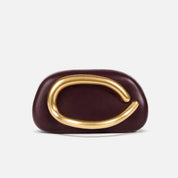 Bolsa Clutch Folheada a Ouro para Festa