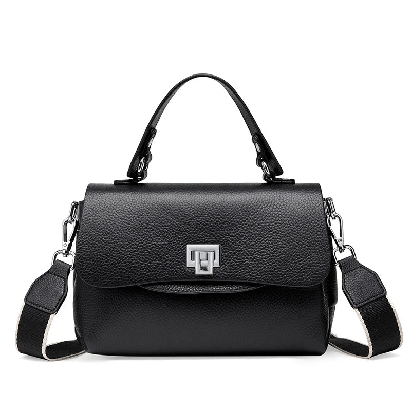 Bolsa Tiracolo Feminina de Couro Genuíno