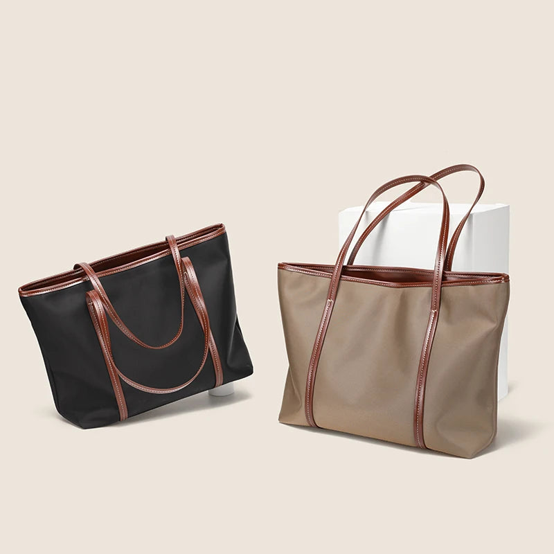 Bolsa Tote Feminina de Nylon Casual e Elegante