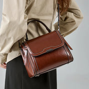 Bolsa Tiracolo de Couro Genuíno Feminina Elegante