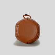 Bolsa Bucket Feminina Casual em PU Folheado a Ouro