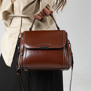 Bolsa Tiracolo de Couro Genuíno Feminina Elegante