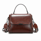 Bolsa Tiracolo de Couro Genuíno Feminina Elegante