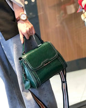 Bolsa Tiracolo de Couro Genuíno Feminina Elegante