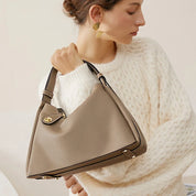 Bolsa Crossbody Vintage Feminina - Grande Capacidade e Estilo Clássico