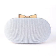 Clutch Elegante com Strass e Alça de Ombro