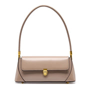 Bolsa Baguete Feminina de Couro com Estilo Francês