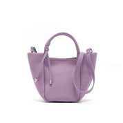 Bolsa Crossbody de Couro Genuíno Minimalista para Senhoras