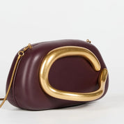 Bolsa Clutch Folheada a Ouro para Festa