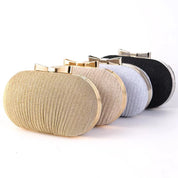 Clutch Elegante com Strass e Alça de Ombro