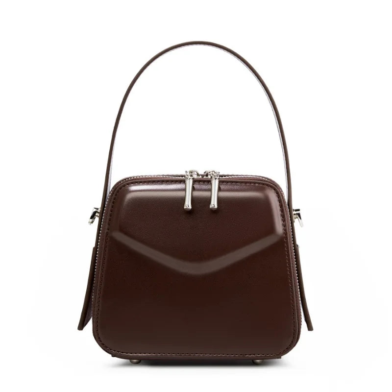 Bolsa Tiracolo Feminina de Couro Genuíno - Elegância e Praticidade